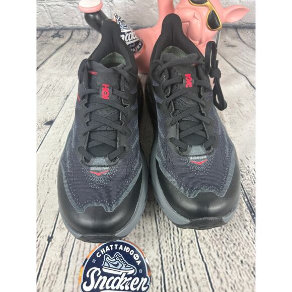 Hoka Speedgoat 5 Gortex Spikes Hiking Trail Winter Running Womens 9.5 Black NEW - Picture 2 of 8